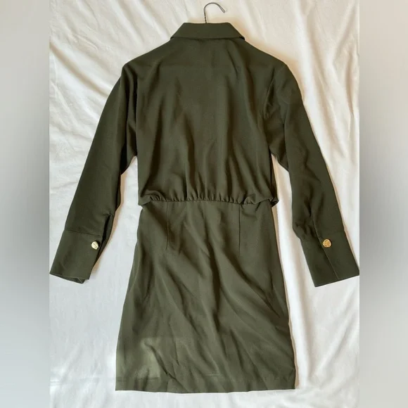 Zara Women’s Green dress, size S - Picture 2 of 4